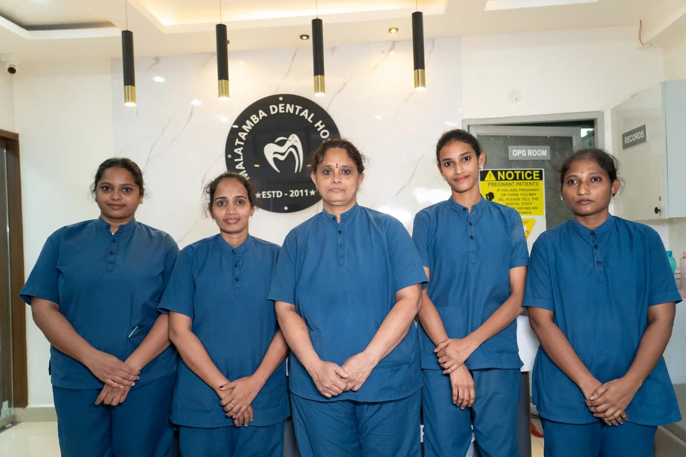 Clinical assistants at Malatamba Dental Hospital